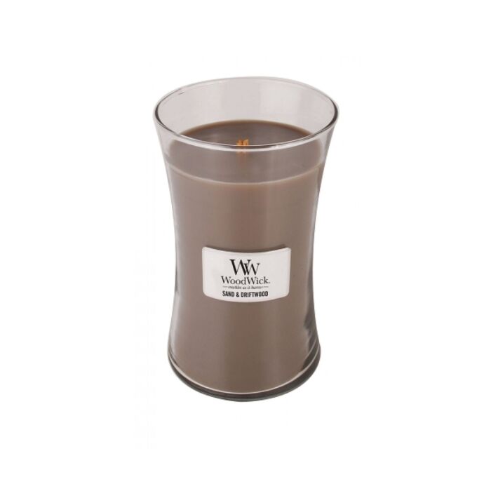 WoodWick® Large Candle - Sand & Driftwood-1
